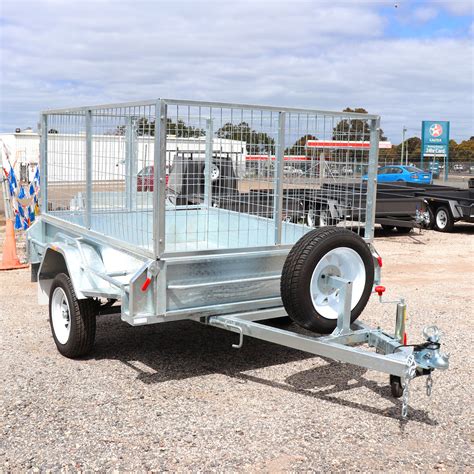 galvanised steel box trailer for sale|7x5 box trailers for sale.